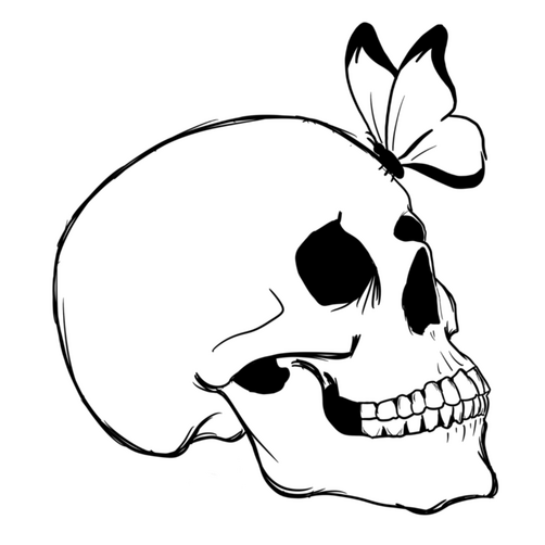 Butterfly Skull